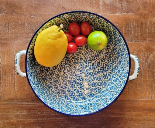 Blue Dot Oven Dish Large